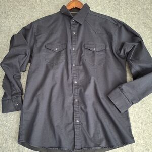 Outlander Classic Black Long Sleeve Men's Shirt - Size XL